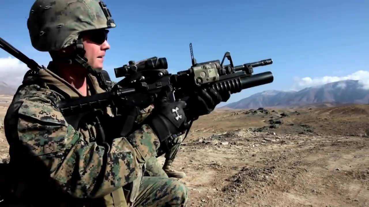 海军陆战队玩大玩具——m203 40mm榴弹发射器