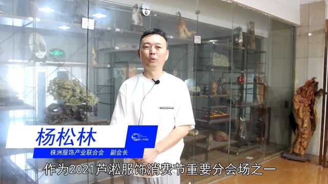 富力ⷮŠ环贸港株洲展厅:株洲服饰产业联合会副会长杨松林