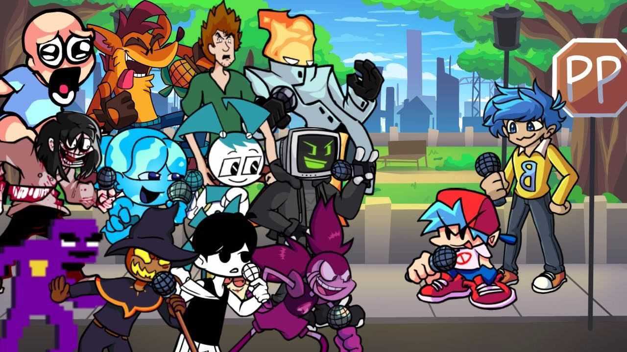 fnf周五夜放克游戏 bf男孩挑战全人物