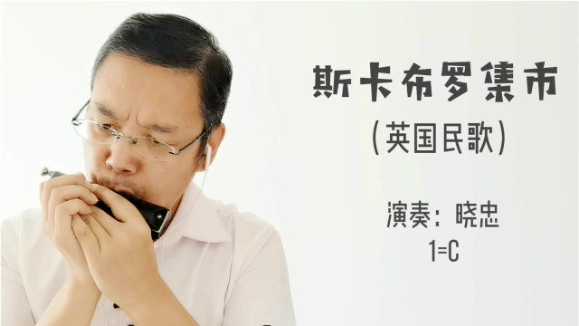 口琴演奏斯卡布罗集市英国民歌也是电影毕业生主题曲
