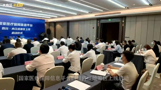 国家医疗保障信息平台四川内江统筹区上线启动