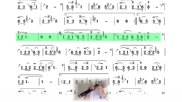 万疆葫芦丝技巧谱图片