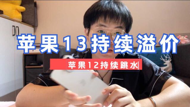 苹果12系列价格持续跳水|苹果13系列持续溢价!