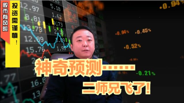 二师兄再度领涨,沪指临近3600整数关口,转折信号是否出现?