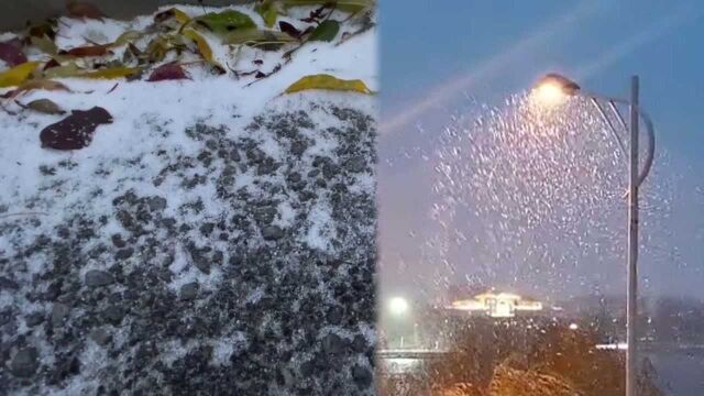 暴雪将至!北京海淀昌平多地风雪交加气温骤降 积雪厚度明显