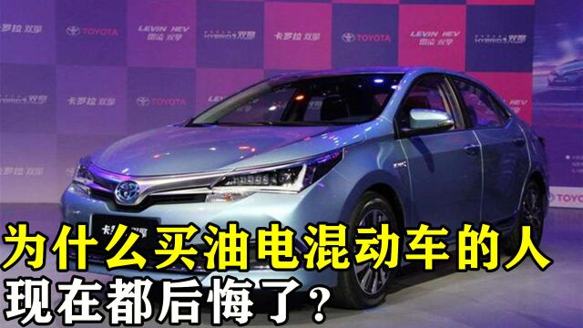 为什么买油电混动车的人,现在都后悔了?车友:这几个缺点太坑人