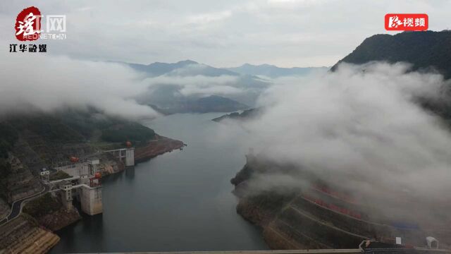 视频丨江华涔天河大坝:雨后云海如巨龙