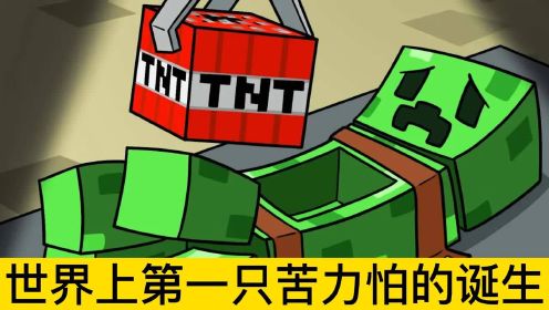 我的世界:世界上第一只苦力怕是如何诞生的?