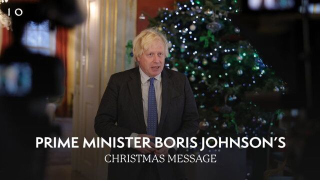 Prime Minister Boris Johnsons Christmas message 2021