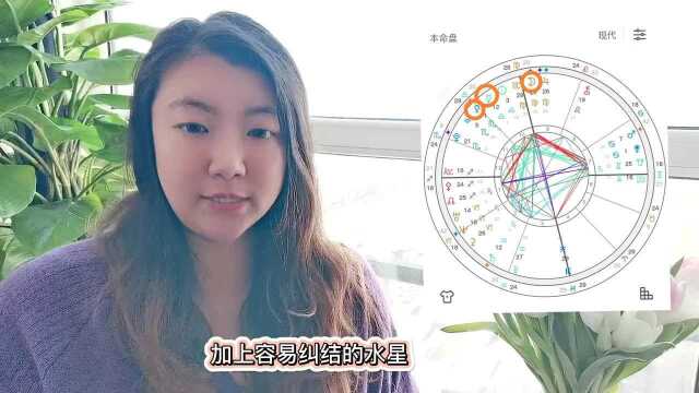 吴倩星盘分析——全网冠名恋爱脑