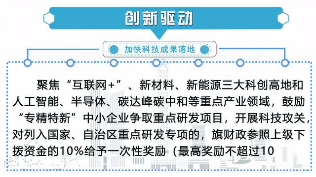 达拉特旗:每年至少安排3000万元支持“专精特新”中小企业