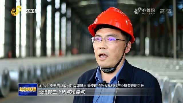 泰安:产业链专班搭建融资对接平台 用“真金白银”解企业难题