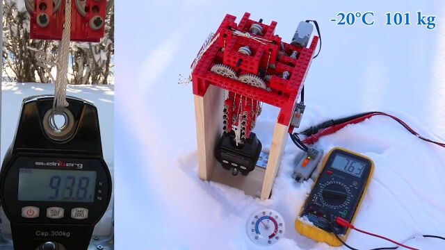 Testing Lego in Cold and Hot Temperature