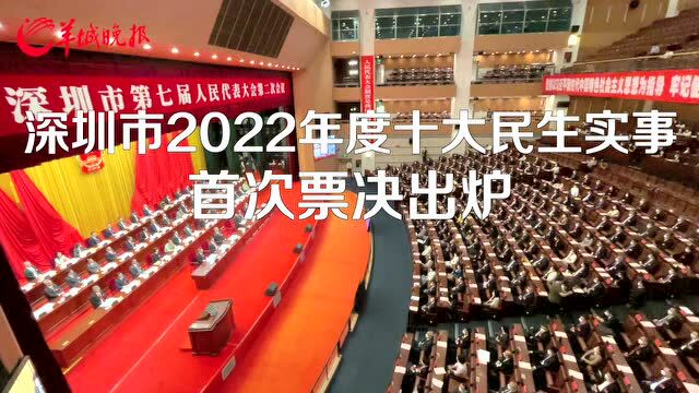 【视频】深圳市2022年度十大民生实事出炉