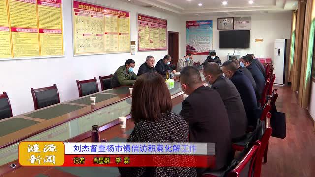 刘杰督查杨市镇信访积案化解工作