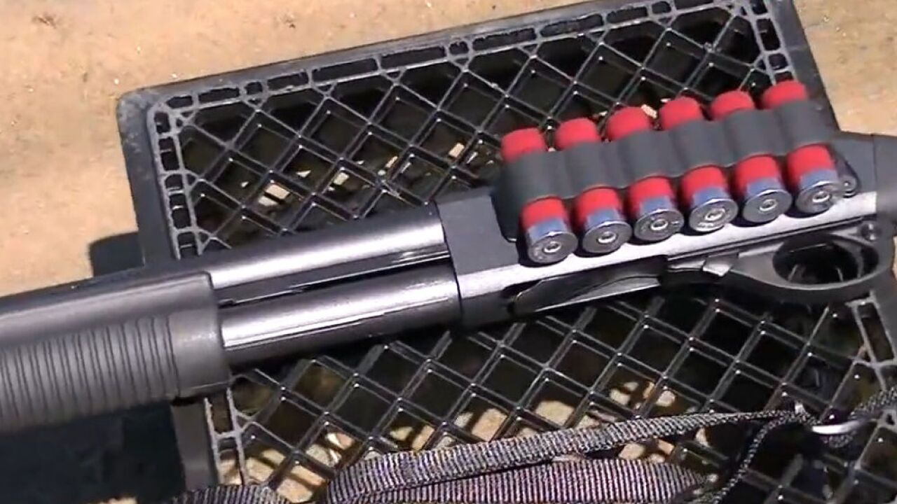 《试玩系列》:老外试玩12号口径霰弹枪,红色子弹看起来很带感!