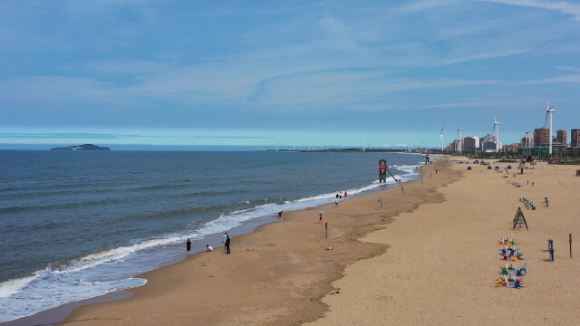 威海那香海拥有2500米绝美沙滩堪称北方最美海岸线