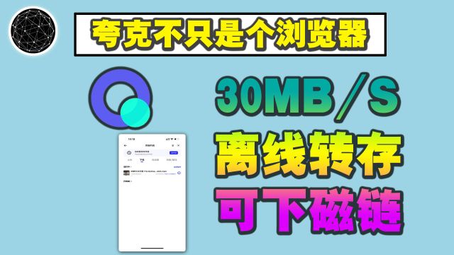夸克里藏了一个“迅雷”?!