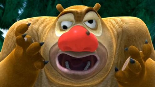 熊出没之红鼻子的熊二,超强嗅觉