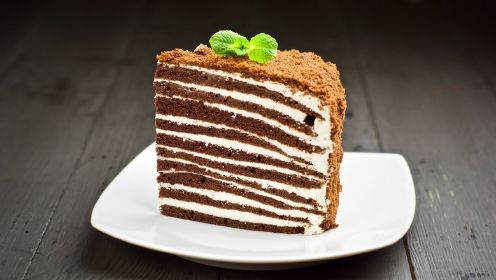 10层奶油夹心！俄式巧克力蛋糕告诉你什么是甜点天花板