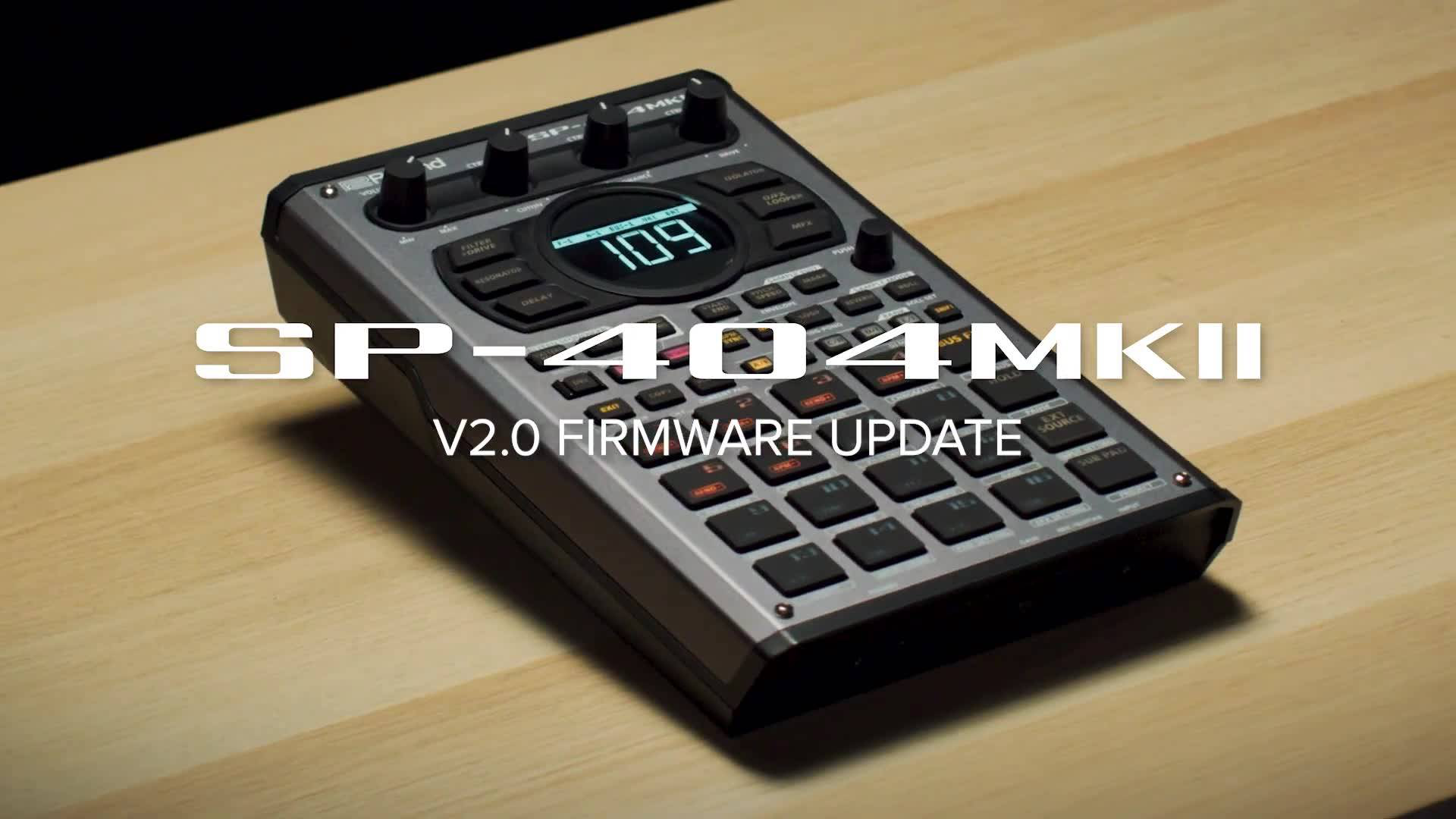 Roland 发布SP-404MKII 2.0 固件更新，加入TR 风格音序器和更多效果器 