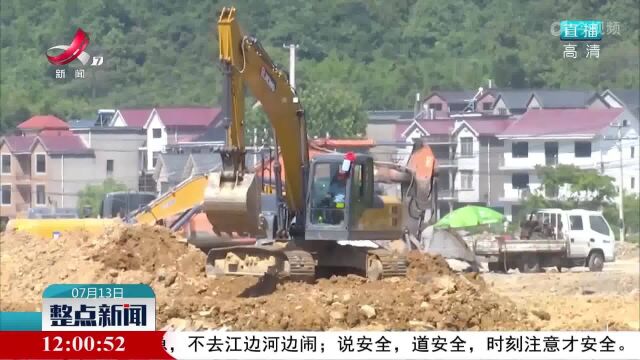 上饶:战高温抢进度 项目建设劲不松