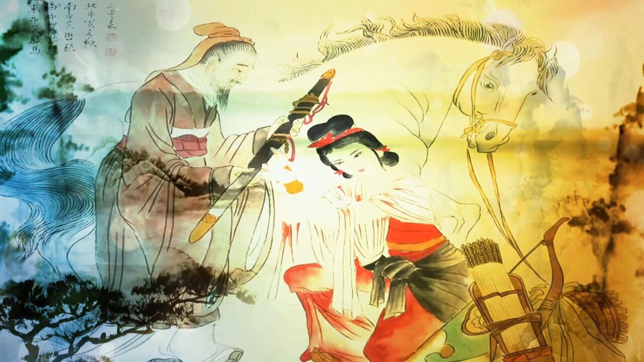 木兰辞/木兰从军朗诵配乐背景视频_高清1080P在线观看平台_腾讯视频
