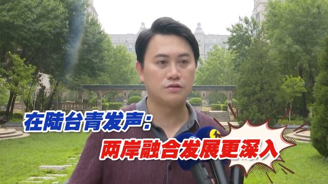 在陆台青发声:“九二共识”确立后,两岸交流变深了