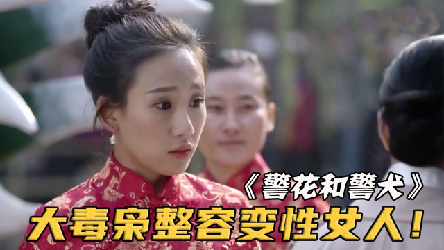 大毒枭为躲避警察,整容变性成女人,谁料警花竟会辨骨识人!影视