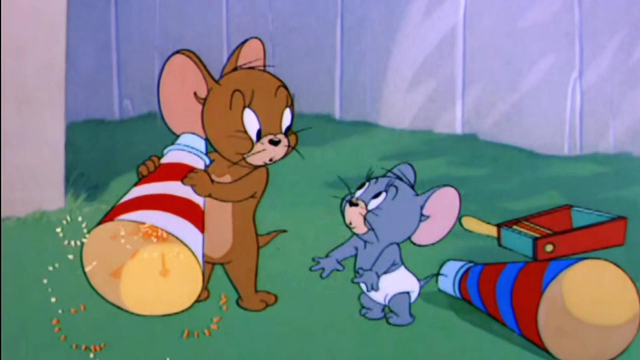 猫和老鼠:调皮表弟来了以后,杰瑞可被累坏了