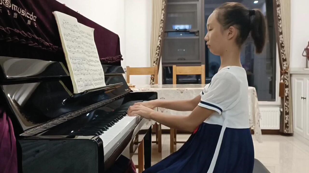 39张嘉纯《巴赫二部创意曲no.13》_腾讯视频