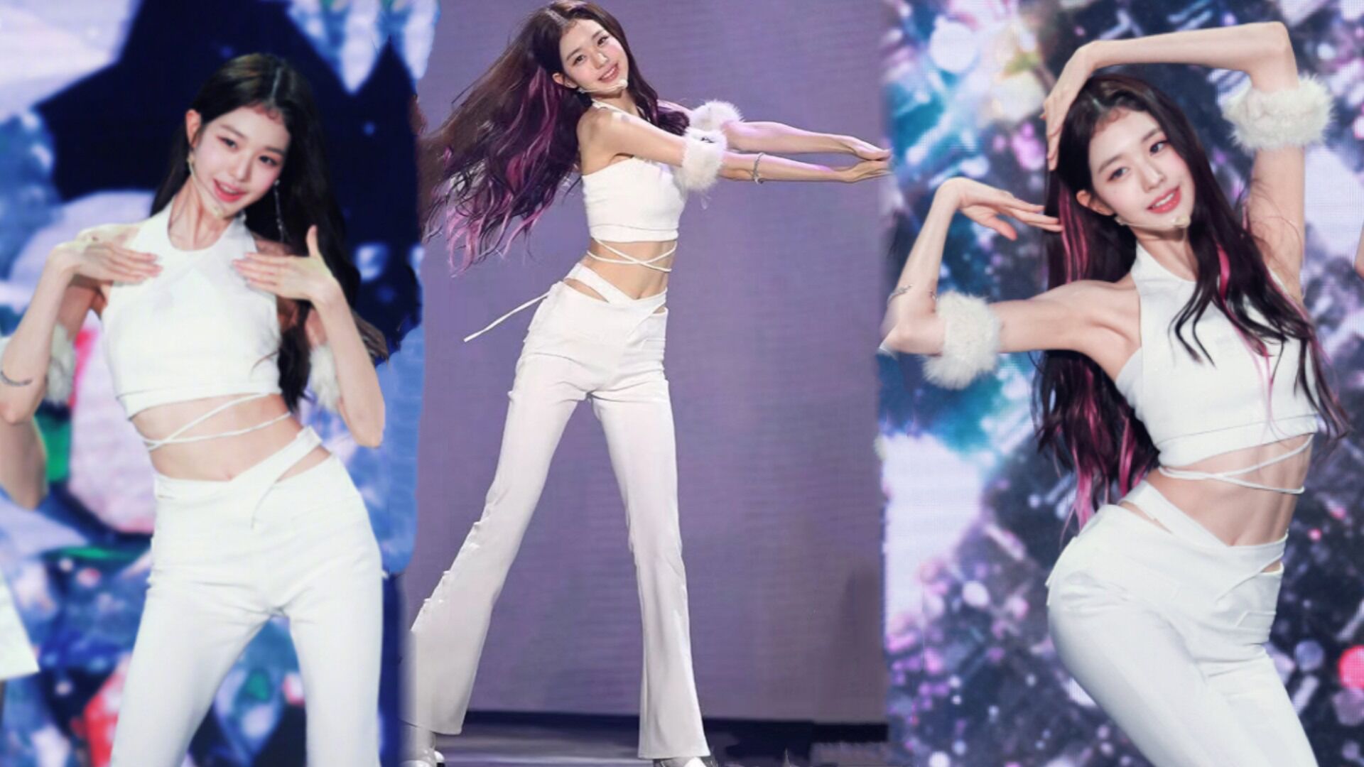 张元英全身生图引热议!天使脸蛋配高挑身材,腿长107碾压队友_腾讯视频