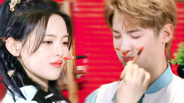 极限挑战:前方高甜!杨超越黄明昊互相画脸!年下不叫姐 心思有点野