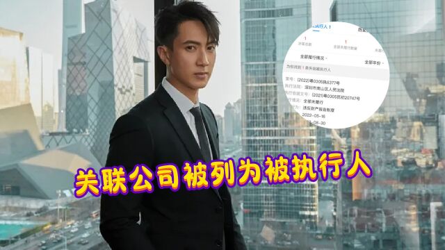 吴尊关联公司被列为被执行人,因违反财产报告制度