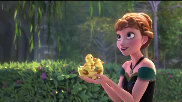 《冰雪奇缘》可爱的安娜