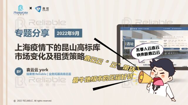 专题分享之上海疫情下的昆山高标库市场变化及租赁策略「瑞莱博ⷩ选址」