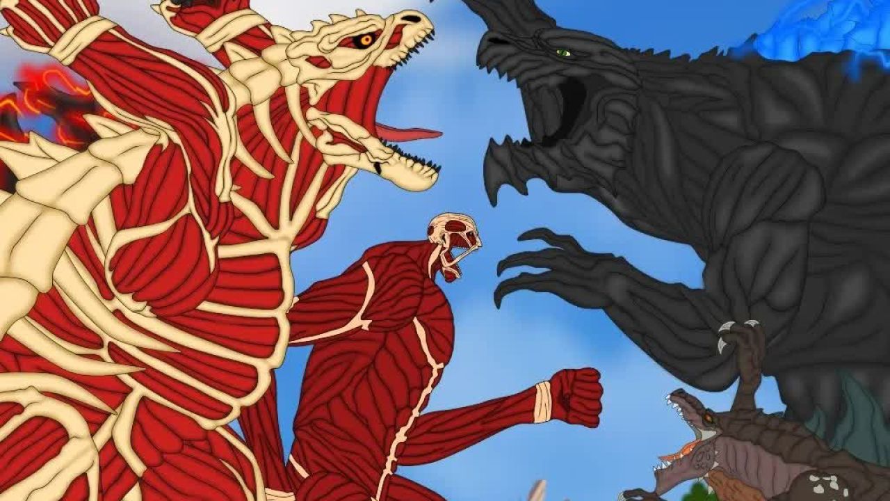 万能核废料之巨人哥斯拉,他打败酷撕拉之后与行星哥斯拉对战_腾讯视频