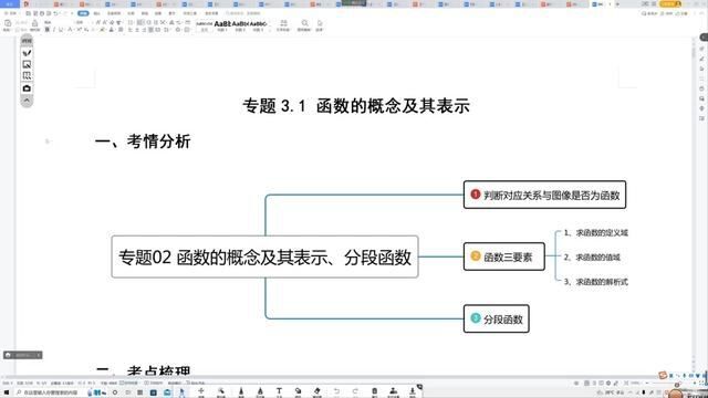 [自学充电篇]高中数学人教A版必修一函数的概念及其表示① #高中数学 #高考数学 #高考 #网课 #函数