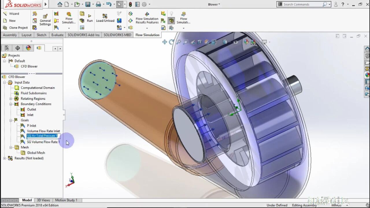SolidworksFlowSimulation案例教程：鼓风机CFD分析_高清1080P在线观看平台_腾讯视频