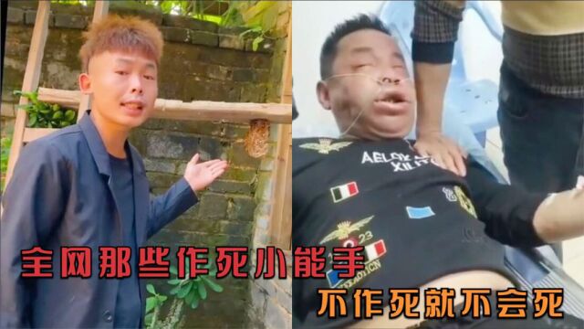 盘点全网那些作死小能手:每日一个作死小妙招,不作死就不会死!