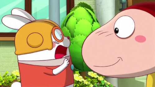 阿优第十季之神奇幻镜19:兔子们抢着玩飞机,结果飞机失控了,这下糟了