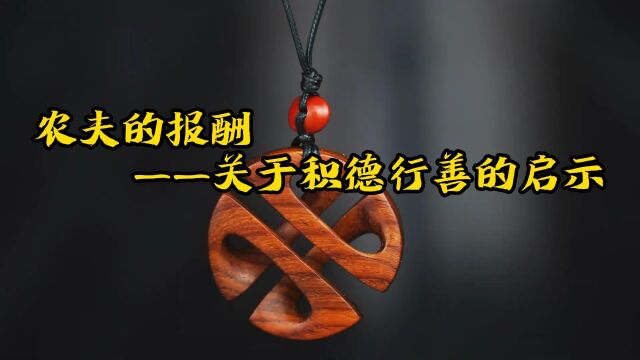 农夫的报酬——关于积德行善的启示