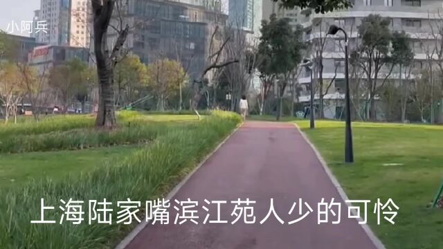 上海陆家嘴滨江苑人少的可怜