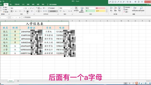 第九集Excel文字加粗下划线倾斜字体颜色