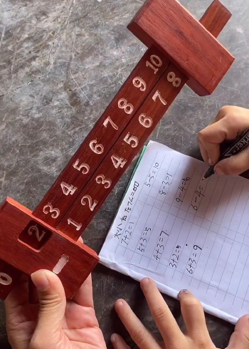 手工自制的计算器,你们喜欢吗