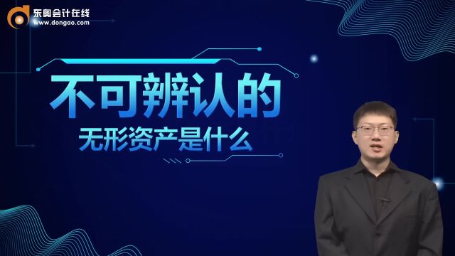 初级会计考点:不可辨认的无形资产是什么?