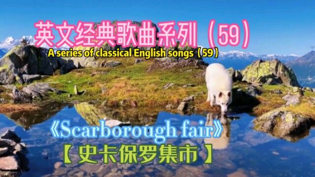 欧美金曲《Scarborough fair》,史卡保罗集市,Simon/Art 演唱!