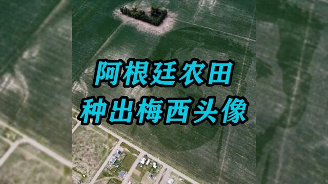 阿根廷农田种出梅西头像!原来这里面有播种“密码”