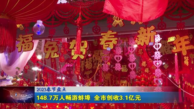 2023春节盘点 148.7万人畅游蚌埠 全市创收3.1亿