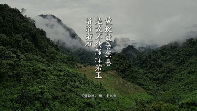 老子《道德经》第三十九章“故致数誉无誉.是故不欲禄禄若玉,珞珞若石”越想要越得不到